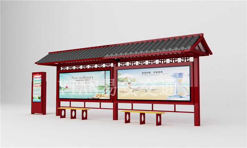 仿古候车亭027